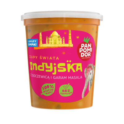 zupa świata indyjska z soczewicą i GARAM MASALA