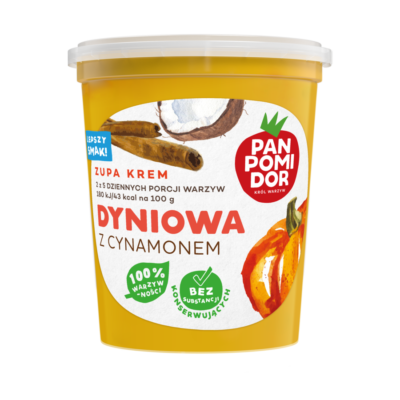 zupa krem dyniowa etykieta przód
