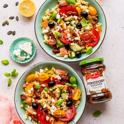 Suszone pomidory z ziołami i pestkami dyni 270g - Bracia Urbanek