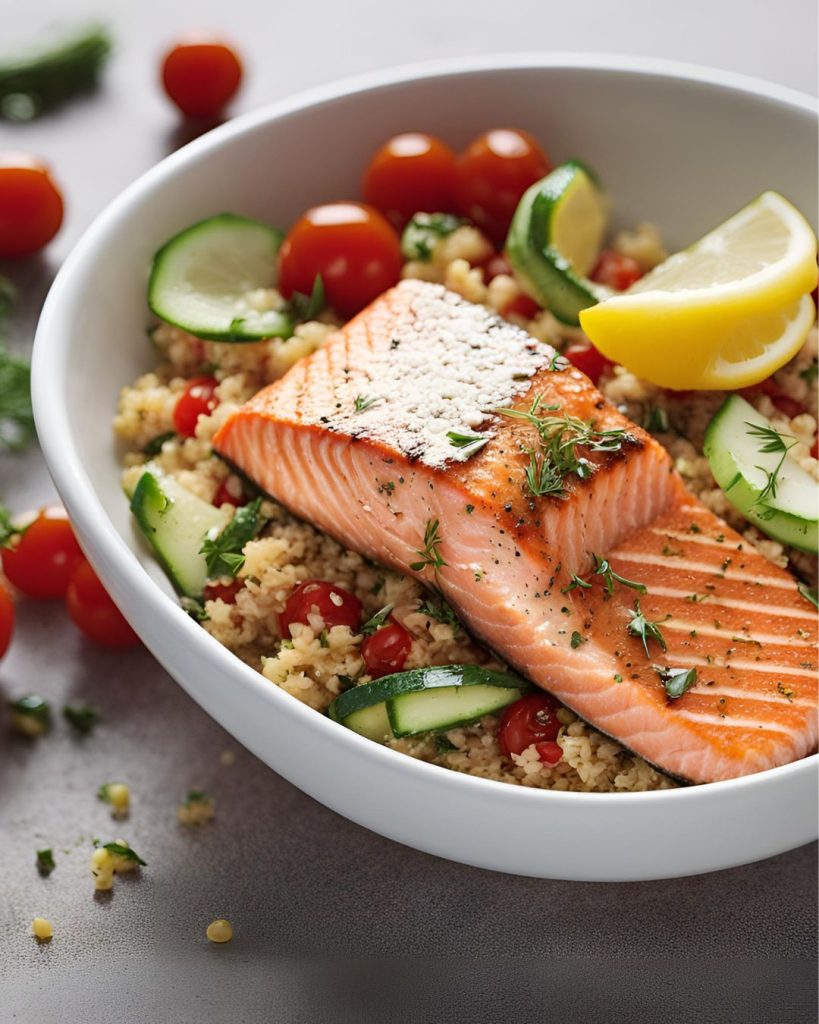 łosoś dieta śródziemnomorska